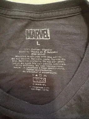 Marvel | Shirts | Marvel Deadpool Graphic Tee Black Red Teal | Poshmark